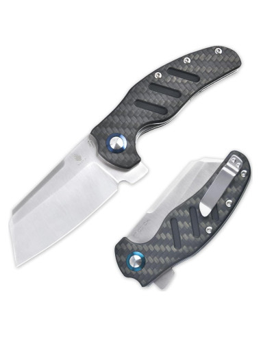 Cuchillo de bolsillo Kizer Sheepdog XL 154CM G10 gris EDC