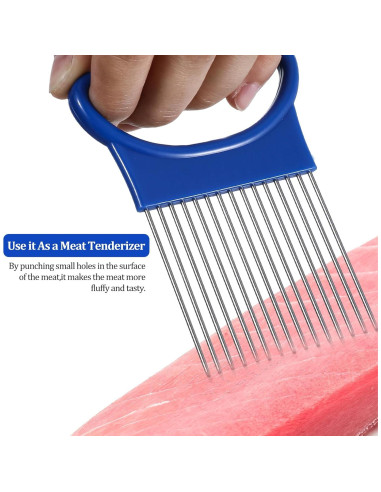 Cortador de Cebolla Quilax 2 Piezas Acero Inoxidable 10.9x7.9cm