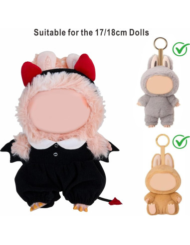 Conjunto de Ropa para Muñecas 17cm Dincken - Halloween