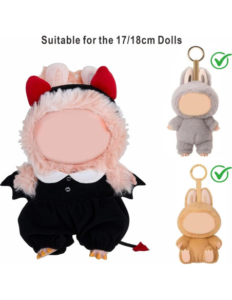 Conjunto de Ropa para Muñecas 17cm Dincken - Halloween