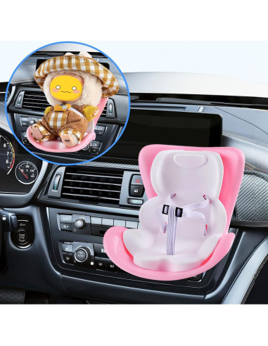 Asiento de Coche para Muñecas Lububu - 10-17cm, Decoración y Aroma