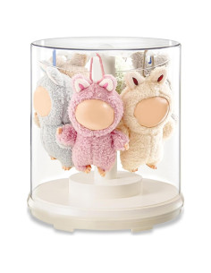 Estuche de Exhibición Giratorio Arefen para Llaveros de Peluche 24.9 cm