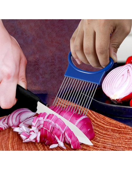 Cortador de Cebolla Quilax 2 Piezas Acero Inoxidable 10.9x7.9cm