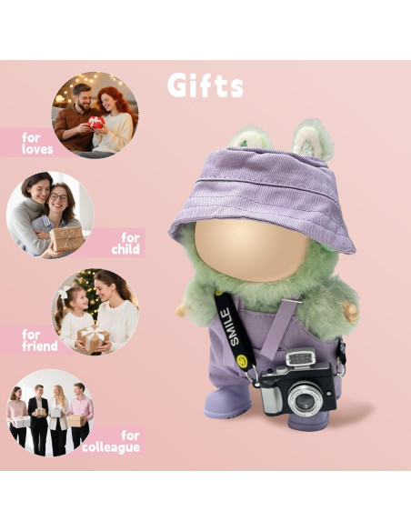 Conjunto de Ropa para Muñecas 17cm Caiteam Púrpura SC Conjunto de Ropa para Muñecas 17cm Caiteam Púrpura SC