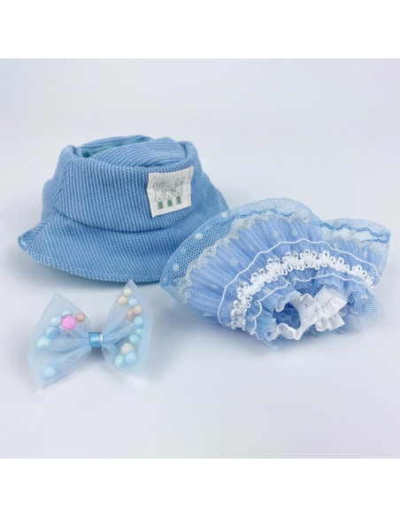 Conjunto de Ropa para Muñeca XWGLFT 3 Piezas Azul Conjunto de Ropa para Muñeca XWGLFT 3 Piezas Azul