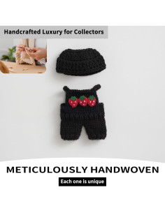 Conjunto de Ropa de Muñeca Mearrcgo 2 Piezas Cachemira 17cm 2