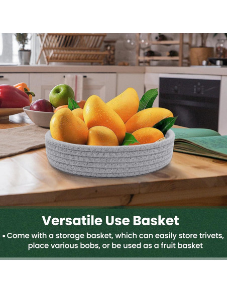 Trivetes de Cocina KITLAB 25.4 cm Resistentes al Calor 5 Pcs