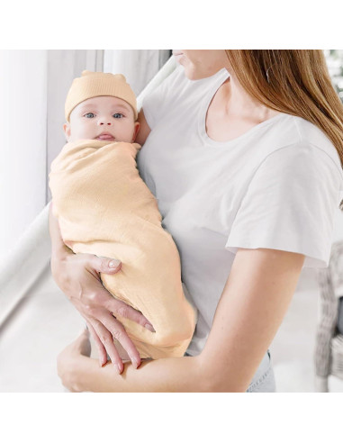 Conjunto de Gorro y Manoplas AQOKKA Bebés 0-3 Meses