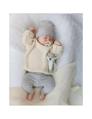 Conjunto de Gorro y Manoplas AQOKKA Bebés 0-3 Meses