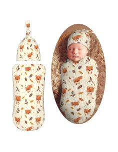 Manta de Envoltura para Recién Nacidos KiuLoam Zorro Caricatura