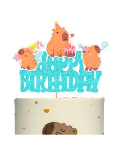 Adornos de Pastel Capibara WishFirst 16x12 cm Decoraciones Fiesta