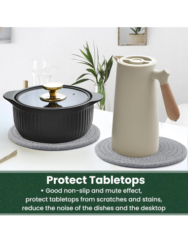 Trivetes de Cocina KITLAB 25.4 cm Resistentes al Calor 5 Pcs