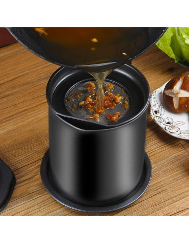 Contenedor de Grasa de Tocino Cambom 1.3L con Colador Fino