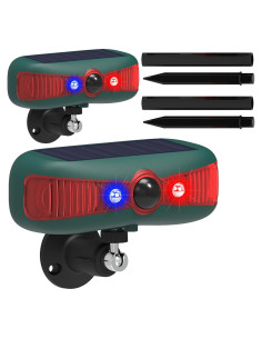 Alarma Solar de Movimiento Anizoowu 130db Doble Altavoz IP55