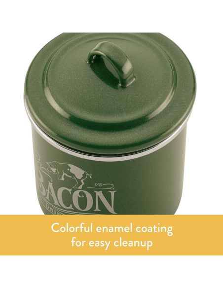 Canasta de Grasa de Tocino Ayesha Curry 10.16 cm Verde