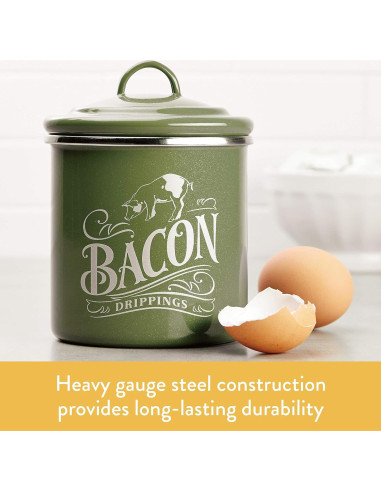 Canasta de Grasa de Tocino Ayesha Curry 10.16 cm Verde