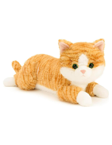 Gato de Peluche Ponderado YOUBLEK 48 cm Naranja Suave Gato de Peluche Ponderado YOUBLEK 48 cm Naranja Suave