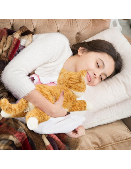 Gato de Peluche Ponderado YOUBLEK 48 cm Naranja Suave Gato de Peluche Ponderado YOUBLEK 48 cm Naranja Suave