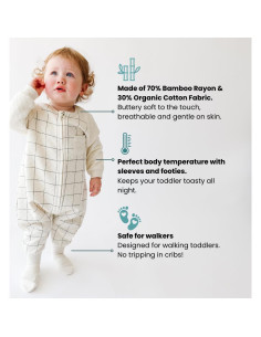 Saco de Sueño Tealbee Dreamsie 2T-3T A Cuadros 0.8 TOG 2