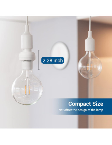 Portalámpara Inalámbrico DEWENWILS con Control Remoto E26/E27