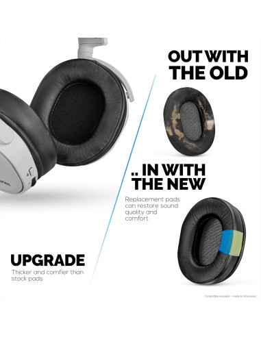 Almohadillas de Gel Refrigerante Brainwavz para SteelSeries Arctis