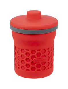 Colador y Conservador de Grasa Silicona Progressive 2 Tazas Rojo 2