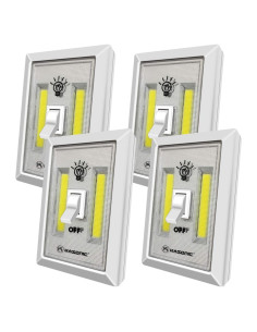 Luz Nocturna LED K KASONIC 200 Lúmenes Inalámbrica 4 Paquete