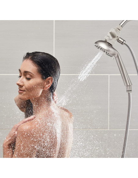 Cabezal de Ducha de Mano Waterpik QMK-759ME Ajustable 7 Modos