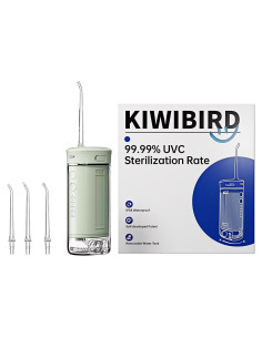 Irrigador Oral Inalámbrico KIWIBIRD C1 Verde 230ml IPX8