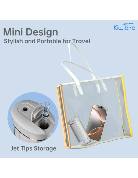 Irrigador Oral Inalámbrico KIWIBIRD C1 Verde 230ml IPX8