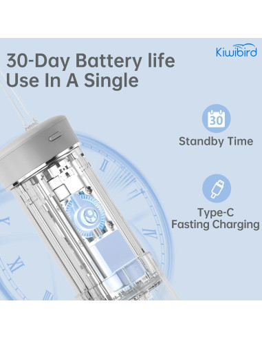 Irrigador Oral Inalámbrico KIWIBIRD C1 Verde 230ml IPX8