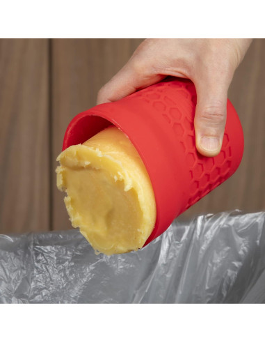 Colador y Conservador de Grasa Silicona Progressive 2 Tazas Rojo
