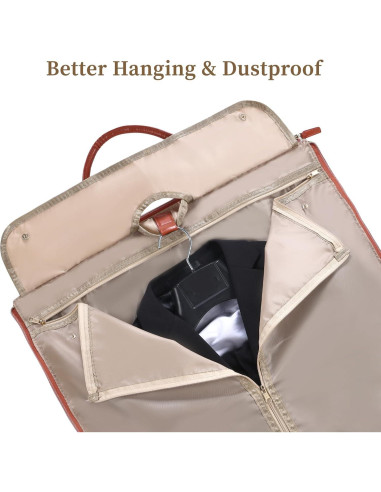 Bolsa de Ropa Duffle ZHOUMADE Beige 2 en 1 para Viajes