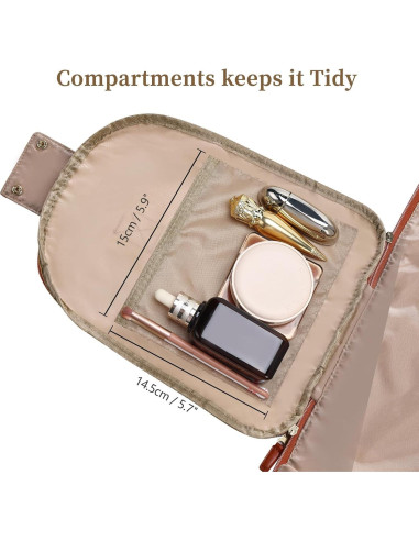 Bolsa de Ropa Duffle ZHOUMADE Beige 2 en 1 para Viajes