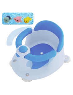 Asiento de Baño para Bebés Azul 0-25 kg Antideslizante