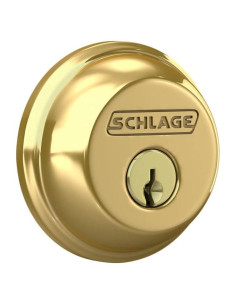 Cerradura de Pestillo Schlage B60N505 Latón Brillante