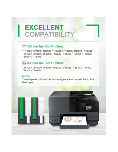 Cartuchos de Tinta Colorfly 280XXL 281XXL Compatibles Canon 2