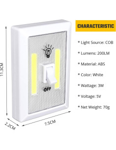 Luz de Armario LED Lzonunl Táctil a Batería 4 Piezas 2