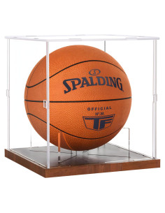 Caja de Exhibición de Baloncesto Fitense Acrílica 25.9x25.9x27.2cm