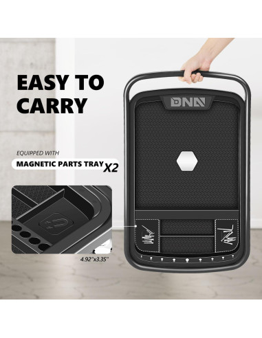 Mesa de Trabajo Ajustable DNA MOTORING 2 en 1 77.5-120 cm