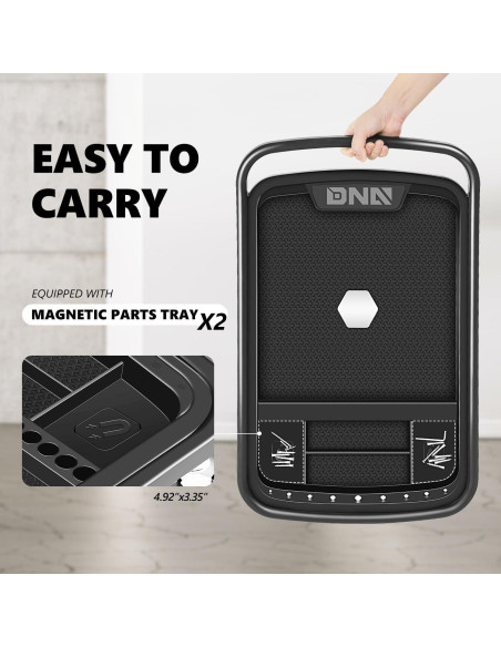 Mesa de Trabajo Ajustable DNA MOTORING 2 en 1 77.5-120 cm