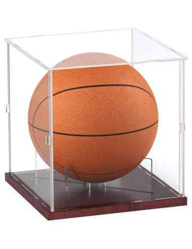 Caja de Exhibición de Baloncesto Fitense Acrílica 25.9x25.9x27.2cm