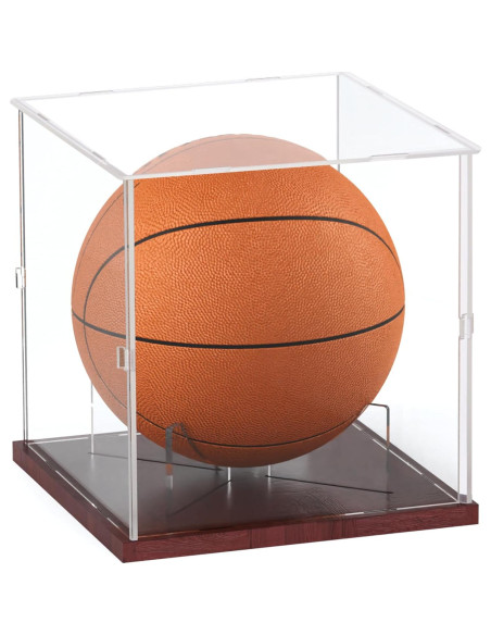 Caja de Exhibición de Baloncesto Fitense Acrílica 25.9x25.9x27.2cm