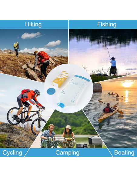 Bolsa de Agua RYACO 2L TPU Colapsable para Camping