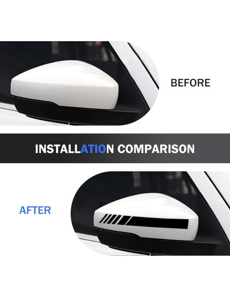 Calcomanías Reflectantes para Espejos Retrovisores Ferianl - 2 Piezas