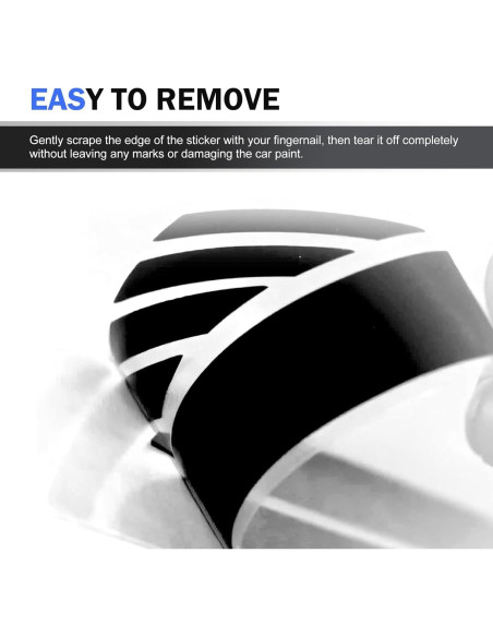 Calcomanías Reflectantes para Espejos Retrovisores Ferianl - 2 Piezas