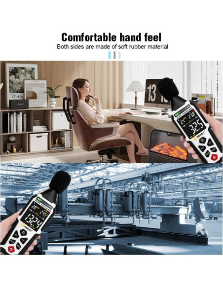 Medidor de Nivel de Sonido Digital Xeast XE-363 30-130dB