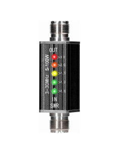 Medidor de SWR LED Ejoyous 3-30MHz 100W Portátil