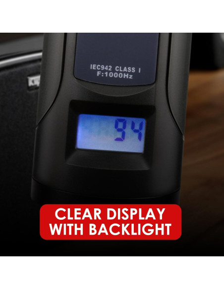 Calibrador de Sonido Digital Gain Express ND9B 94dB 114dB