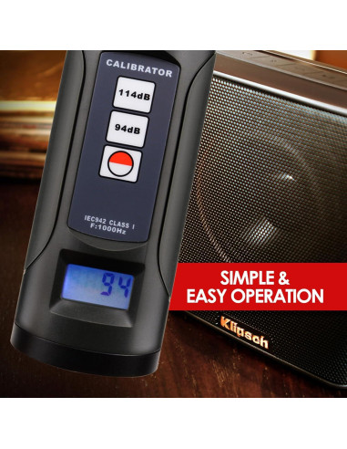 Calibrador de Sonido Digital Gain Express ND9B 94dB 114dB